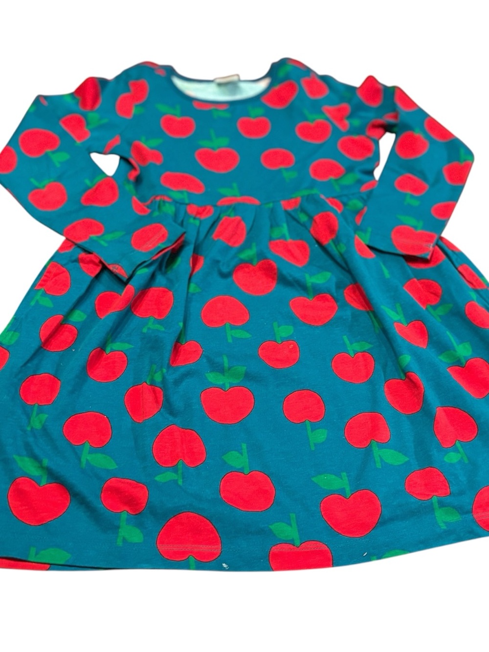 Hannah Andersson Size 6/7 (120) apple design dress